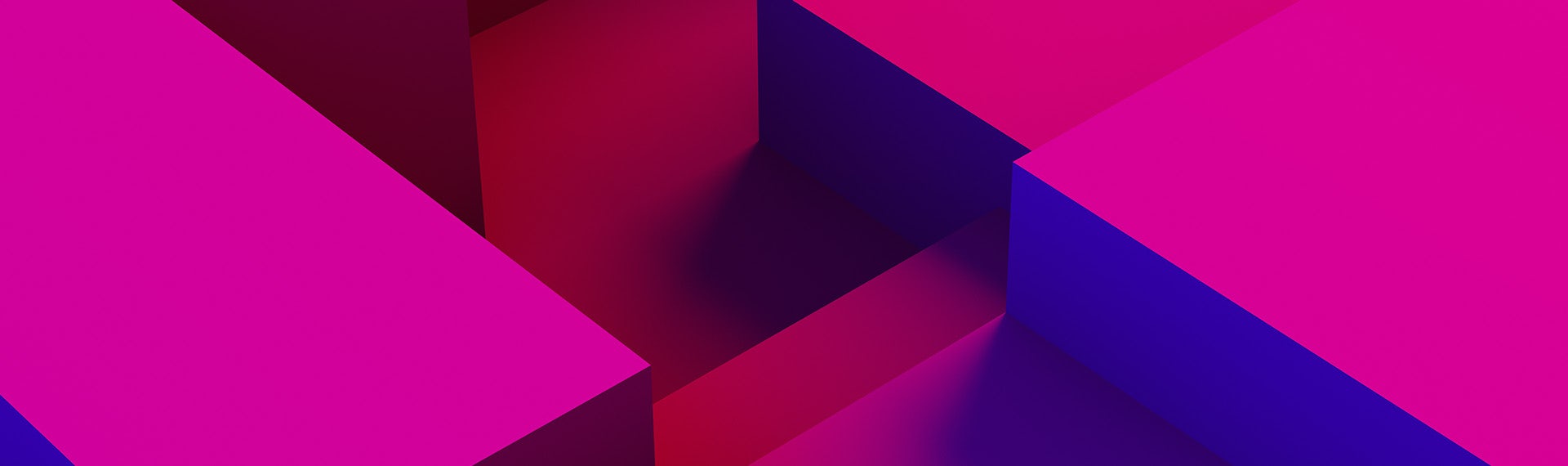 A pink, blue, and purple abstract background.